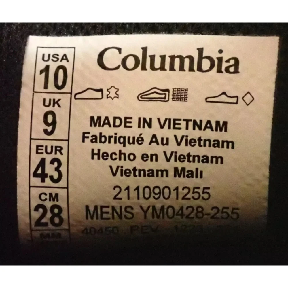 Columbia Men's Globe Adventurer Slip-On Suede Hiking Trail Walking Shoe Size 10